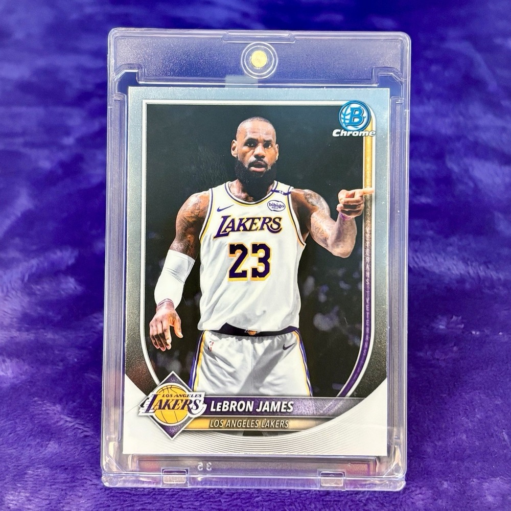 LeBron James Topps Bowman Chrome 2025-26 Los Angeles Lakers #BCV-121